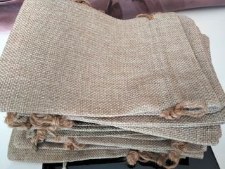 Bolsas de lino elegantes beige