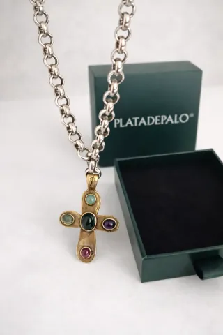 Collar PLATADEPALO modelo OSALIA – NUEVO sin usar