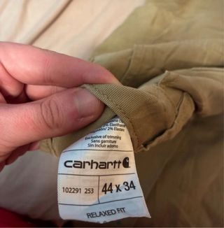 Pantalones Carhartt Beige Talla Grande