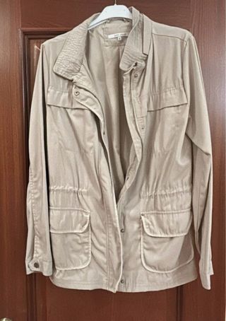 Chaqueta Beige Mujer