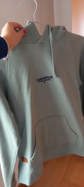 Sudadera Blue Banana verde con estampado