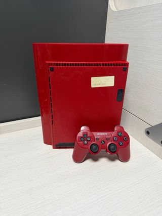 Consola PS3 Sony Roja + Mando