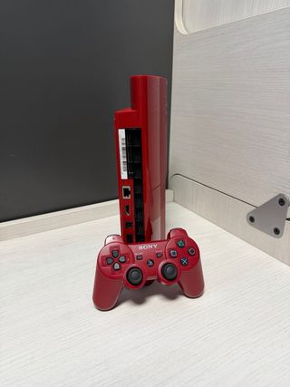 Consola PS3 Sony Roja + Mando