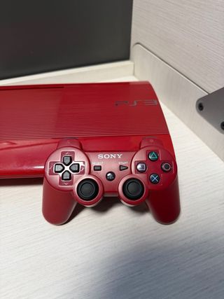 Consola PS3 Sony Roja + Mando