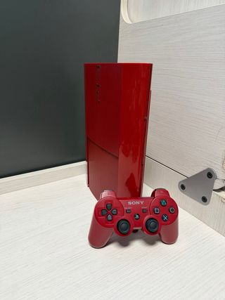 Consola PS3 Sony Roja + Mando