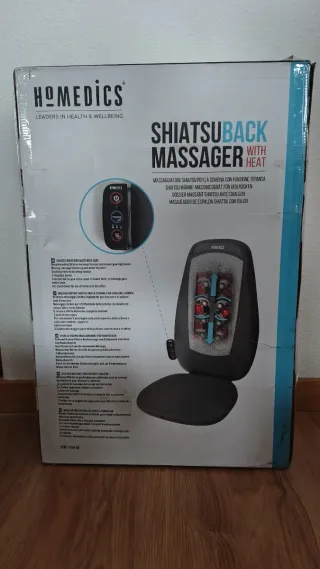 Asiento masajeador shiatsu eléctrico. NUEVO