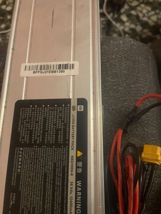 Batería Patinete Xiaomi Pro2 cable conector bateri