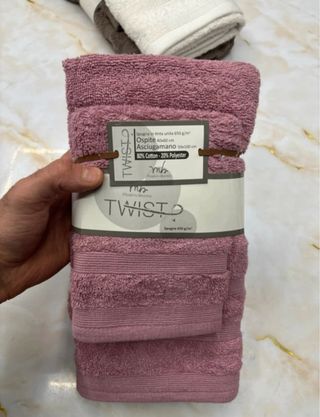 Asciugamani 1+1 in spugna tinta unita viso ospite