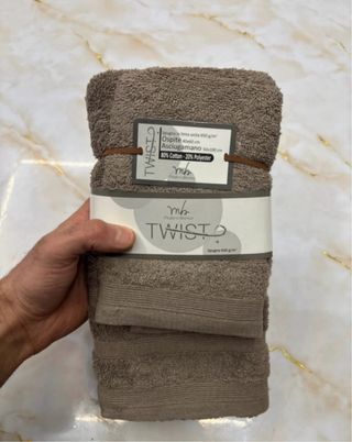 Asciugamani 1+1 in spugna tinta unita viso ospite