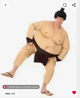 Disfraz Sumo Adulto Talla Única