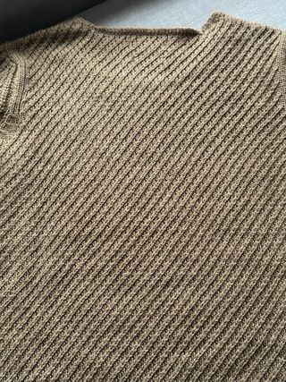 Jersey Massimo Dutti Camel Trenzado