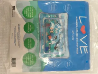 Alfombra inflable de agua para bebés