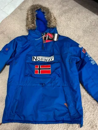 Chaqueta Geographical Norway Azul Talla L