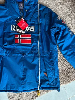 Chaqueta Geographical Norway Azul Talla L