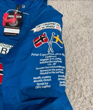 Chaqueta Geographical Norway Azul Talla L