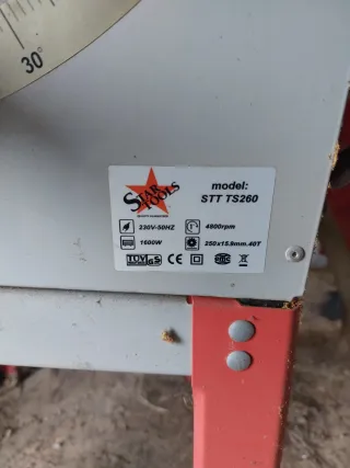 Mesa de corte sierra circular