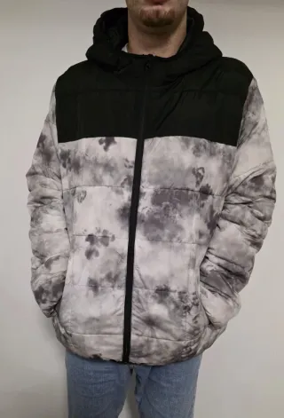 Piumino Primark Unisex Nero/Grigio