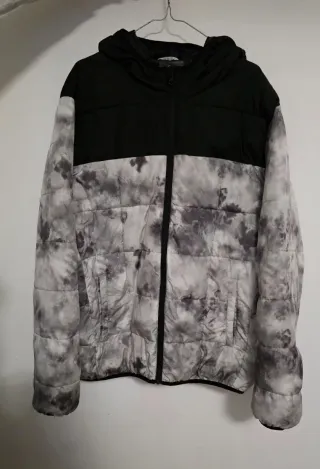 Piumino Primark Unisex Nero/Grigio