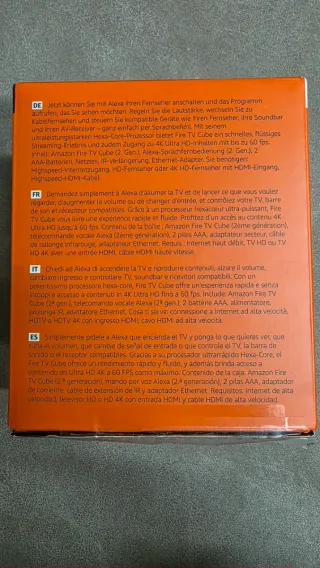 Amazon Fire TV Cube 2da Gen 4K UHD