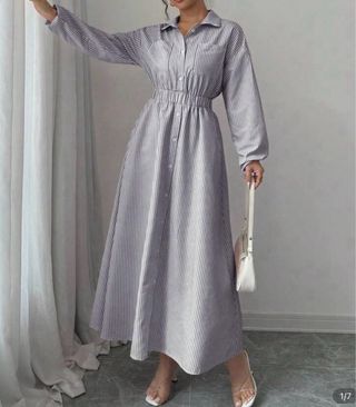 VESTIDO LARGO, VESTIDO MIDI, TALLA L, NUEVO