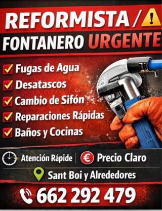 Reformista Fontanero Urgente 24h