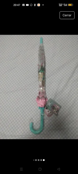 Paraguas Gorjuss Santoro Transparente