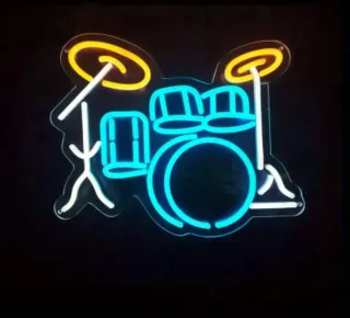 Lampada Neon Led "BATTERIA"