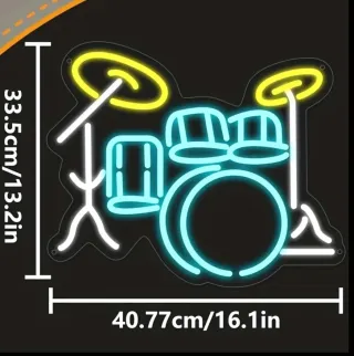 Lampada Neon Led "BATTERIA"