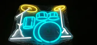 Lampada Neon Led "BATTERIA"