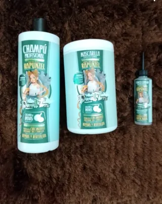 Champú, Mascarilla y Tónico Rapunzel