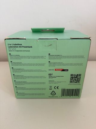 Cargador Inalámbrico Portatil ISY IMC 5210 2 en 1.