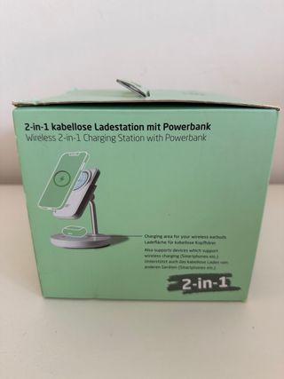 Cargador Inalámbrico Portatil ISY IMC 5210 2 en 1.