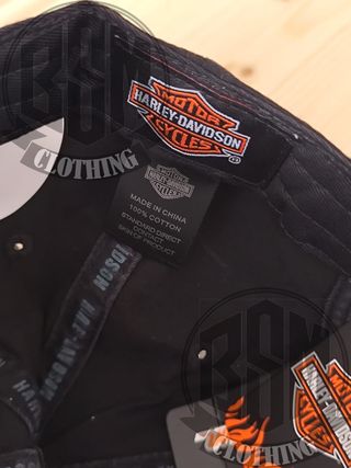 Cappellino Harley Davidson con fiamme