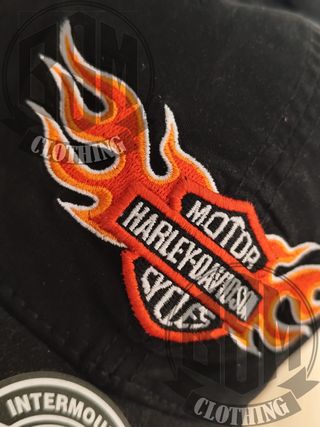 Cappellino Harley Davidson con fiamme