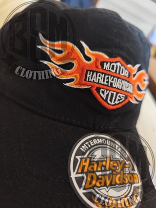 Cappellino Harley Davidson con fiamme