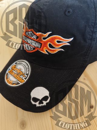 Cappellino Harley Davidson con fiamme