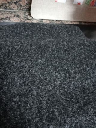 Bufanda Chal Gris con flecos