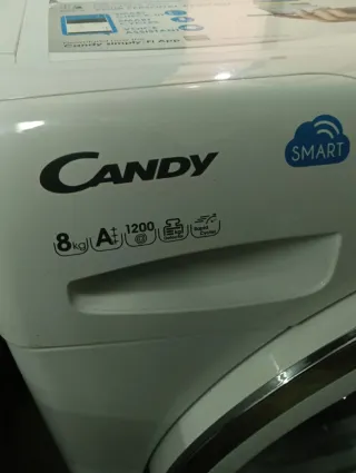 Lavadora Candy Blanca 8KG