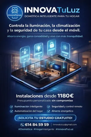 Domótica InnovaTuLuz: Control Hogar Móvil