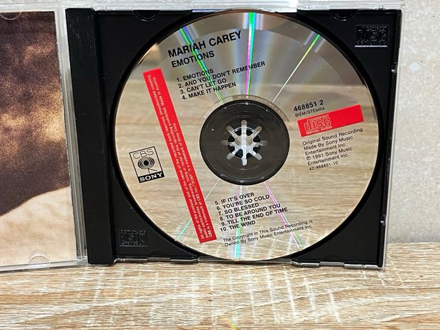 MARIAH CAREY CD EMOTIONS 1991 EN MUY BUEN ESTADO