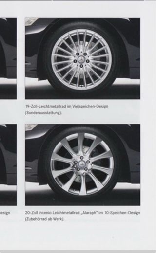 Llantas de aleación Mercedes W221 W222.