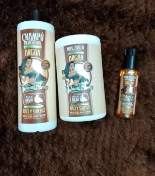Pack Argan: Champú, Mascarilla y Sérum