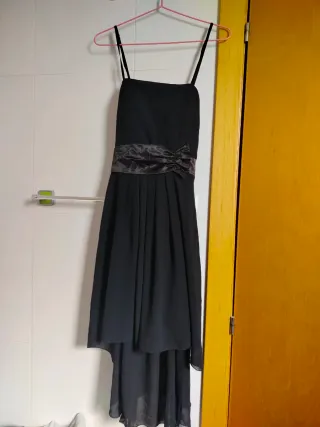 Vestido negro largo Talla S