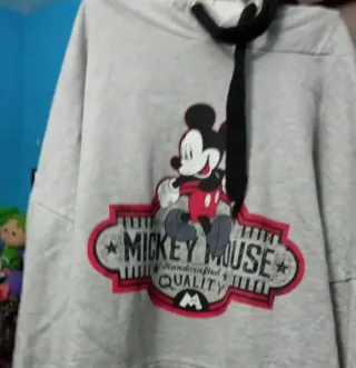 Sudadera Gris Mickey Mouse