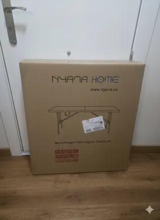 Mesa Plegable Rectangular 150cm NUEVA