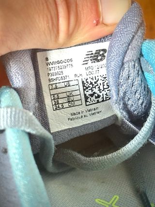 New Balance Vongo Zapatillas Gris/Azul