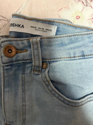 Pantalones Bershka Talla 32 Negros y Azules