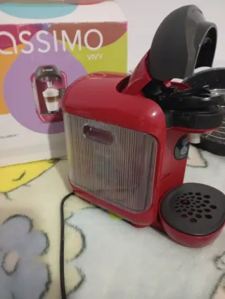 Cafetera Bosch Tassimo Vivy Roja