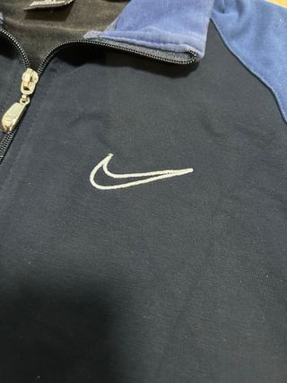 Chaqueta Vintage Nike Negra y Azul
