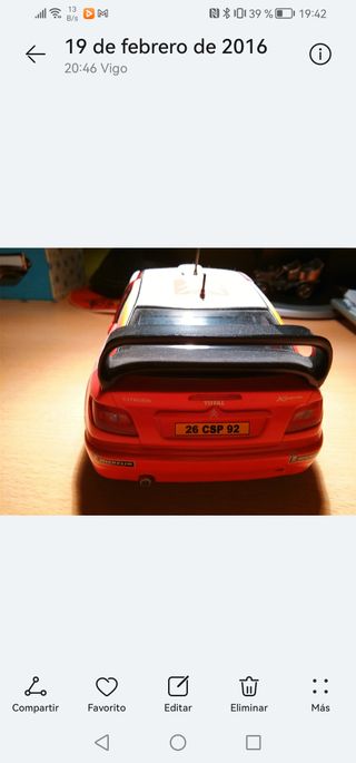 Coche Rally Citroën 1/18